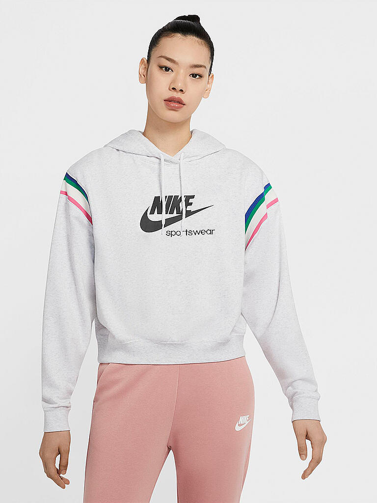 NIKE Damen Hoodie Nike Sportswear Heritage grau | XS Hoodies » Nike Sportswear von Nike in grau im Online Shop